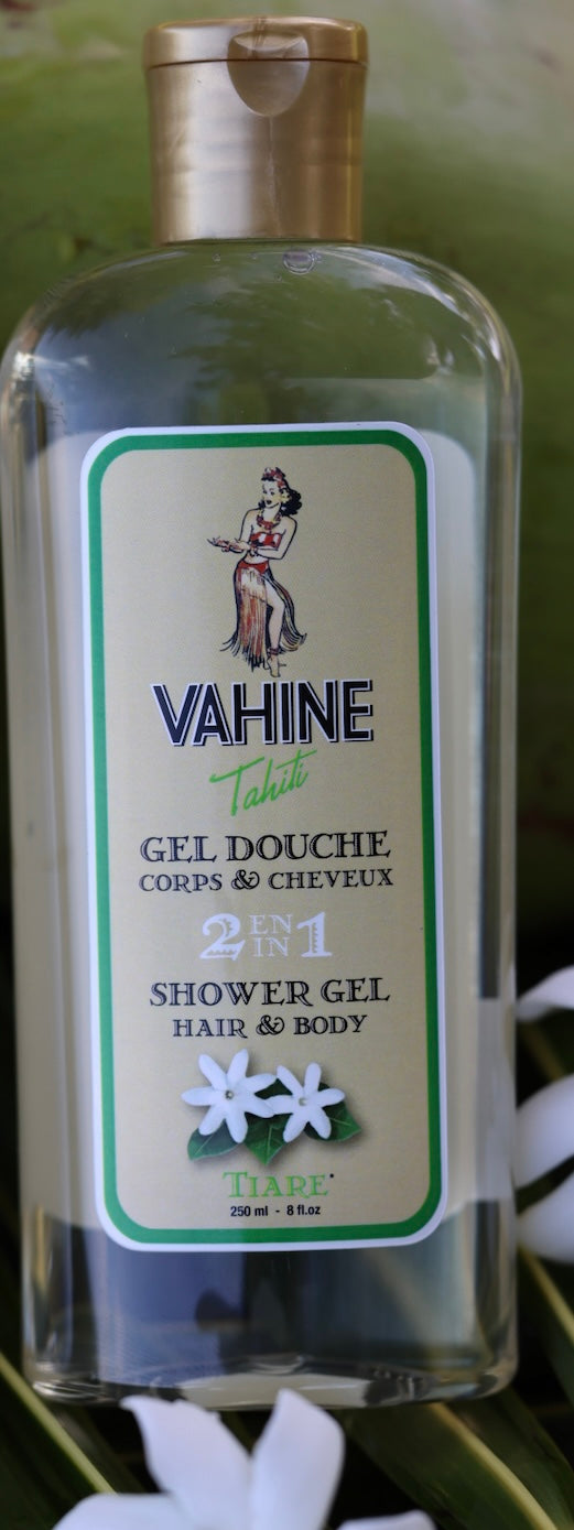 VAHINE Tiare 2in1 Hair & Body Shower Gel 250ml