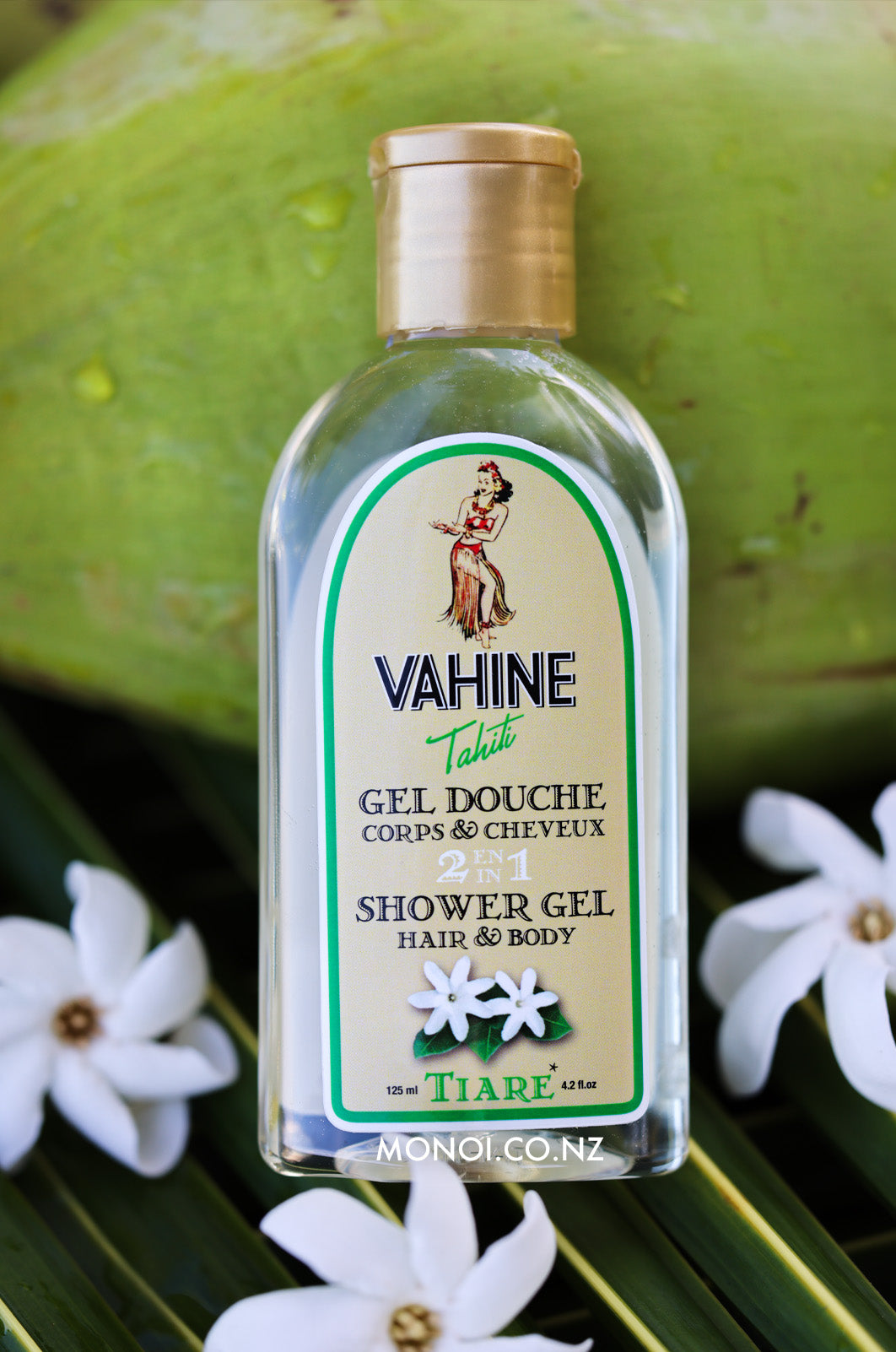 VAHINE Tiare 2in1 Hair & Body Shower Gel
