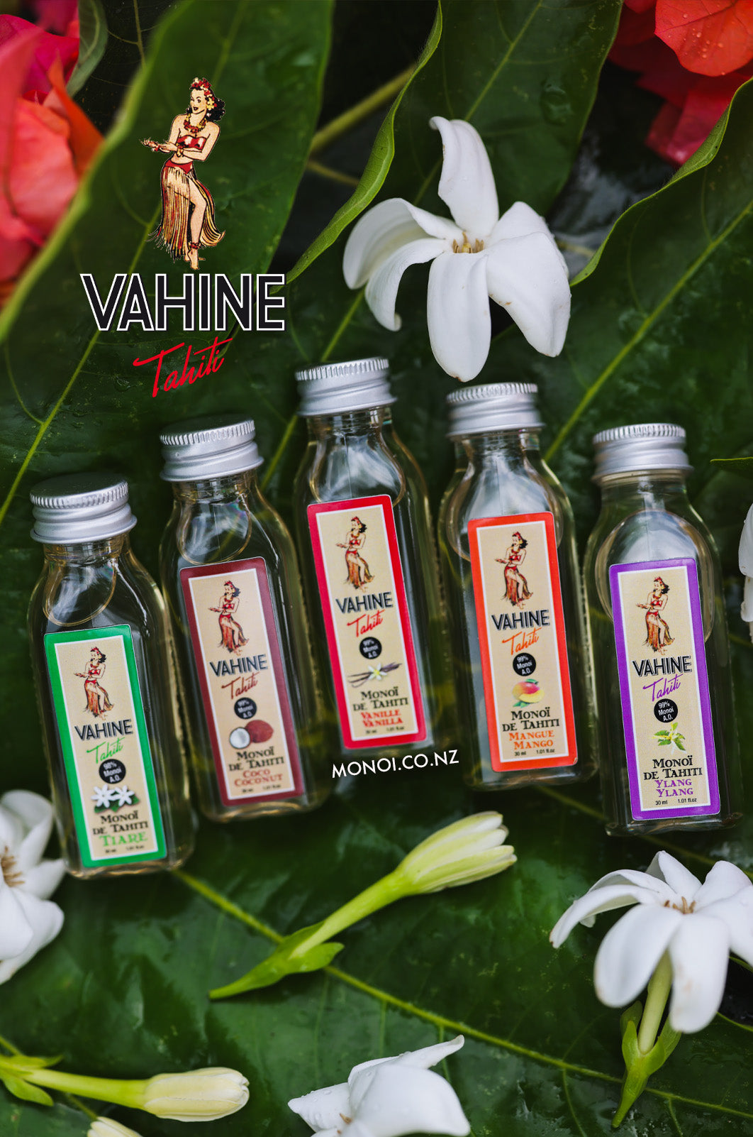 VAHINE Monoi Oil Discovery Set