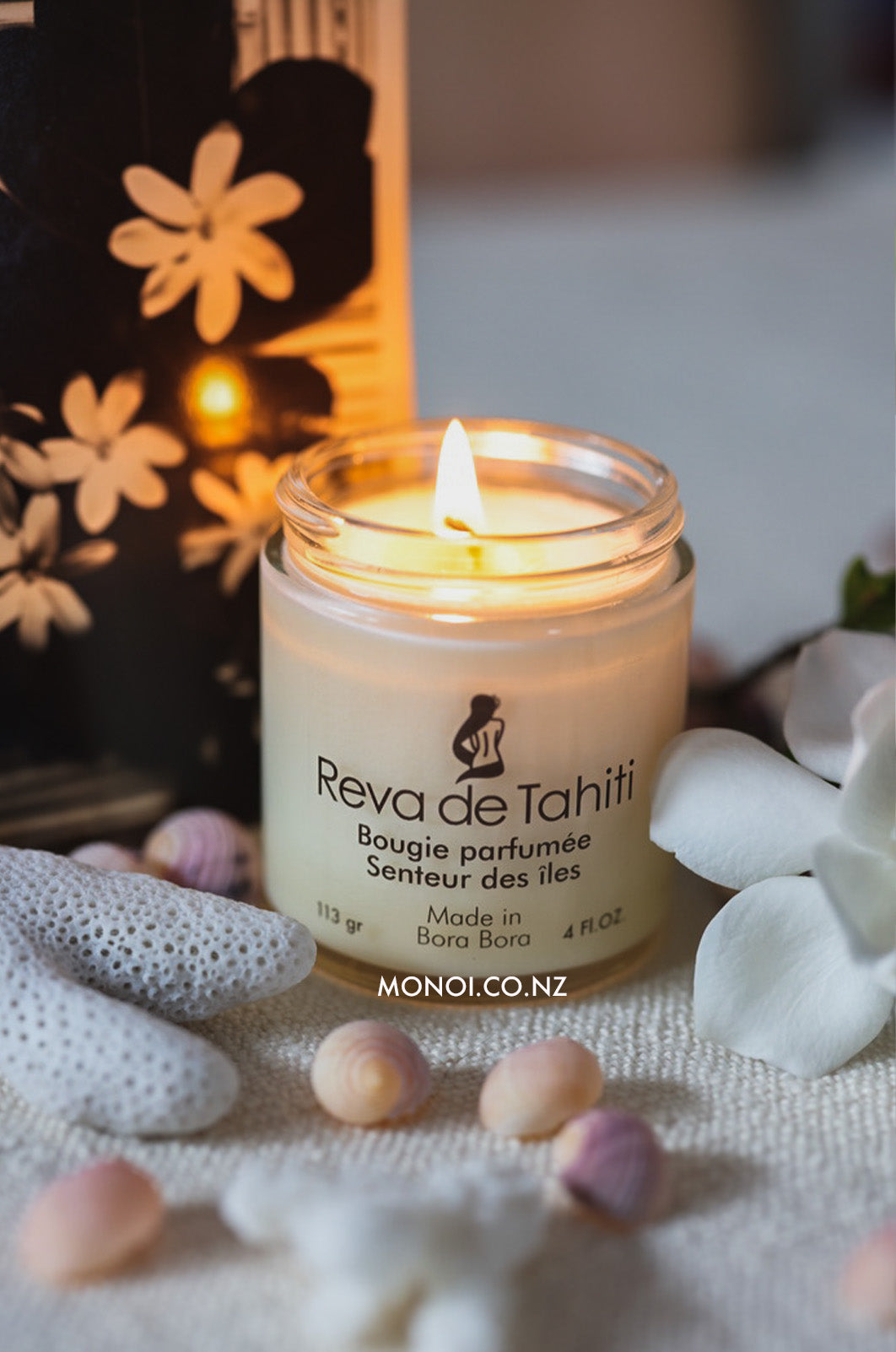 REVA de Tahiti BORA BORA Monoi Candle