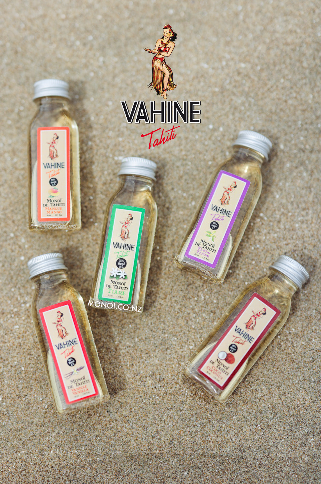 VAHINE Monoi Oil Discovery Set