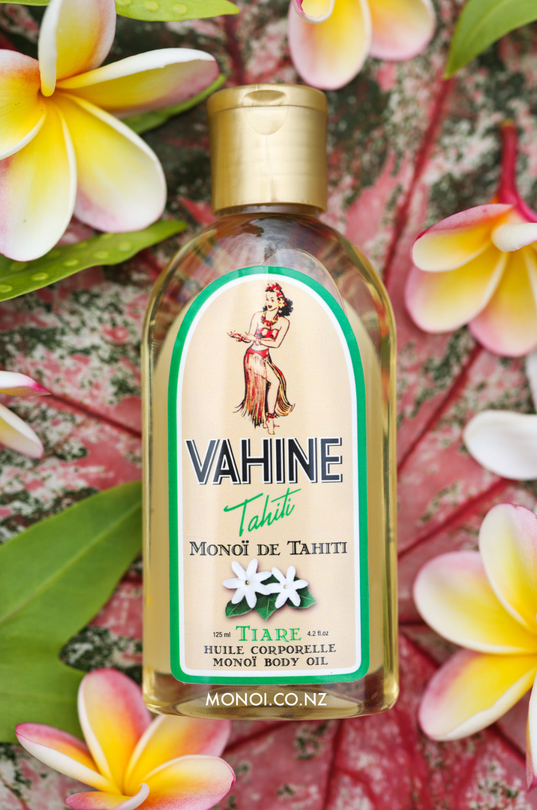 Monoi Oil - Tiare Flower Scent - Vahine Tahiti - Monoi Tiare