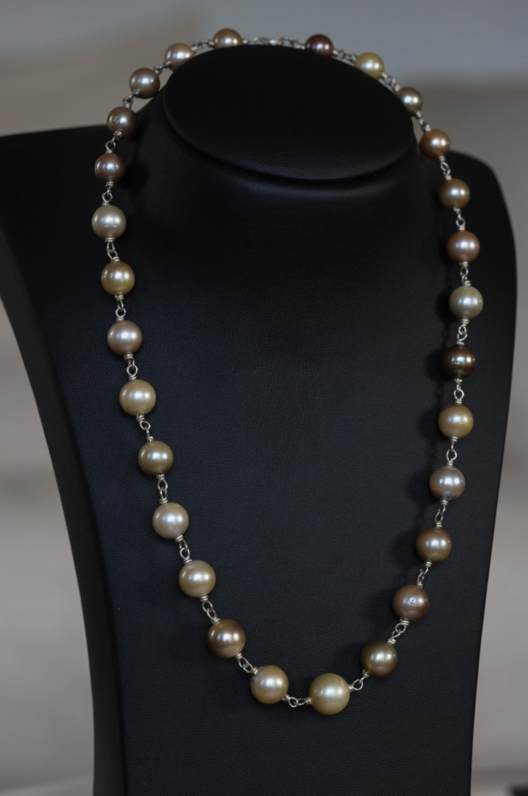 Golden Tahitian Pearl Necklace
