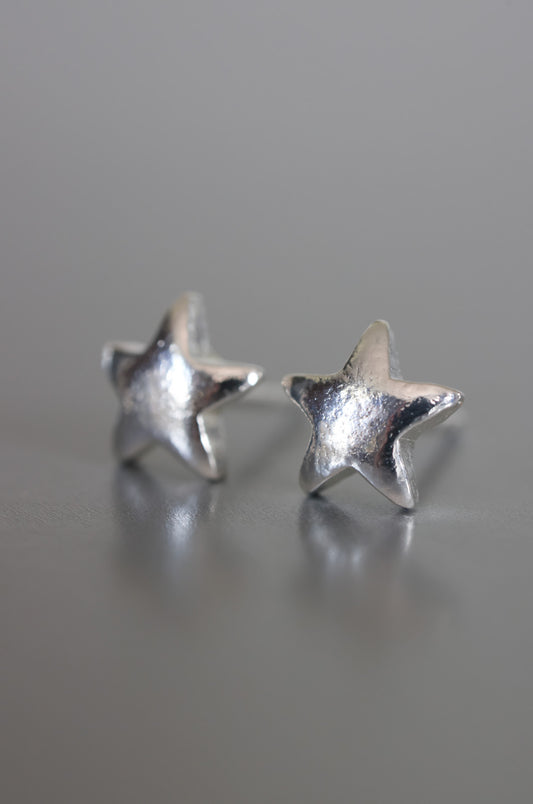 Sterling Silver Moorea Star Earrings