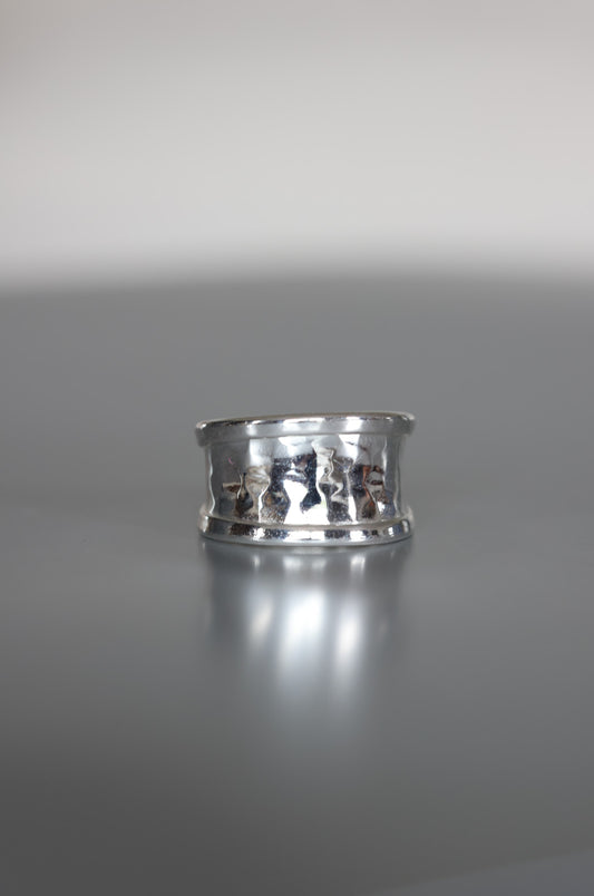Sterling Silver Bora Bora Cuff Ring