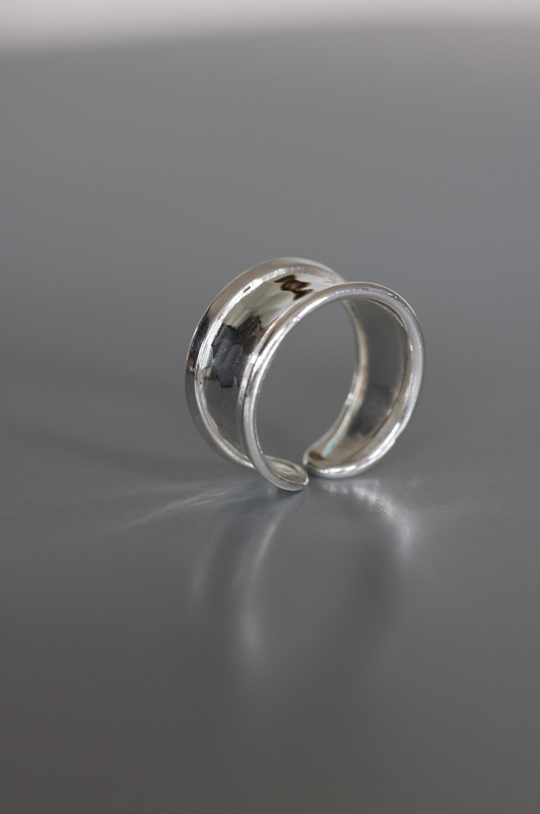 Sterling Silver Bora Bora Cuff Ring