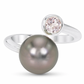 Tahitian Pearl Pink Sapphire HINA Ring