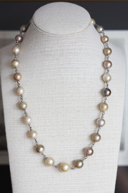 Golden Tahitian Pearl Necklace