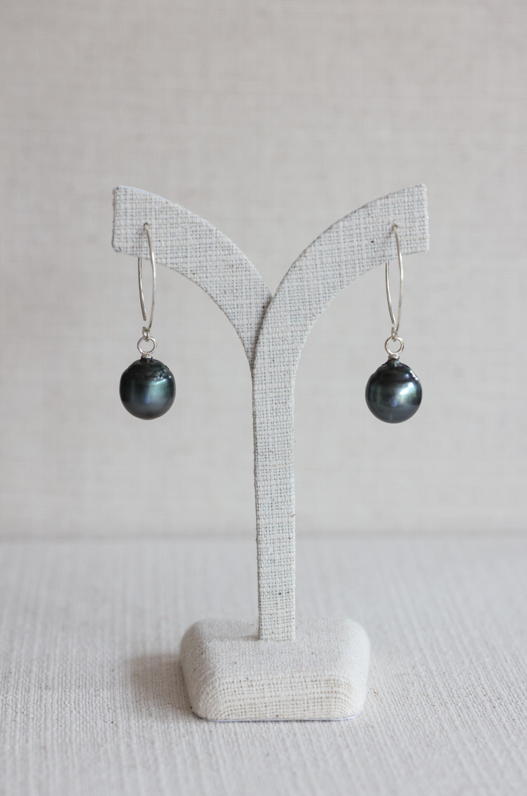 Large Tahitian Pearl Drop Earrings (14mm)