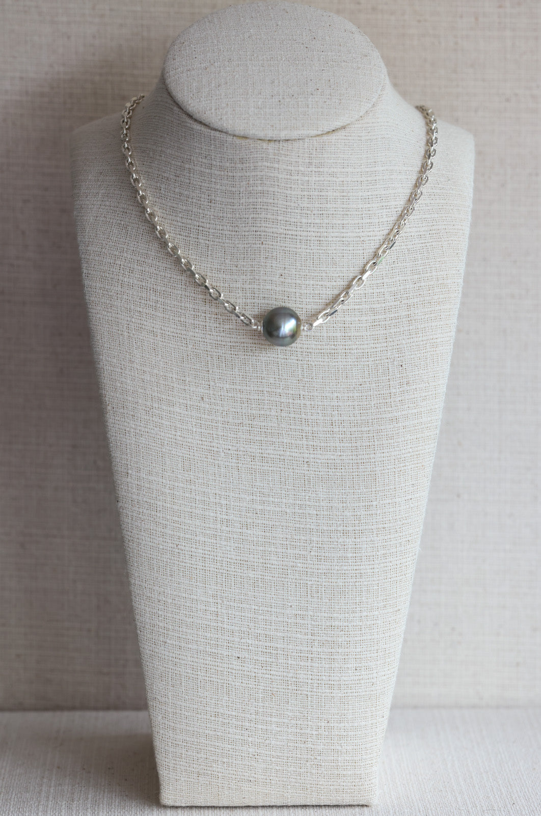 Tahitian Pearl Pendant On Italian Chain (13.25mm)