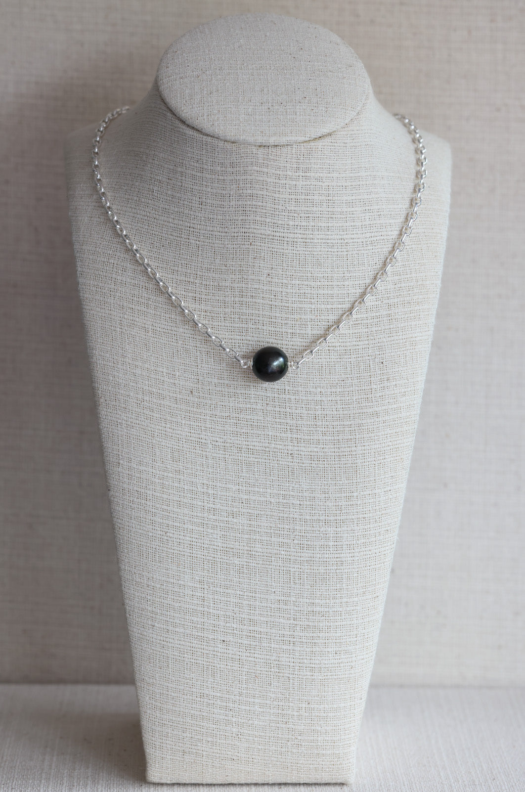 Tahitian Pearl Pendant On Italian Chain (12.5mm)