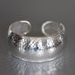 Sterling Silver Bora Bora Cuff